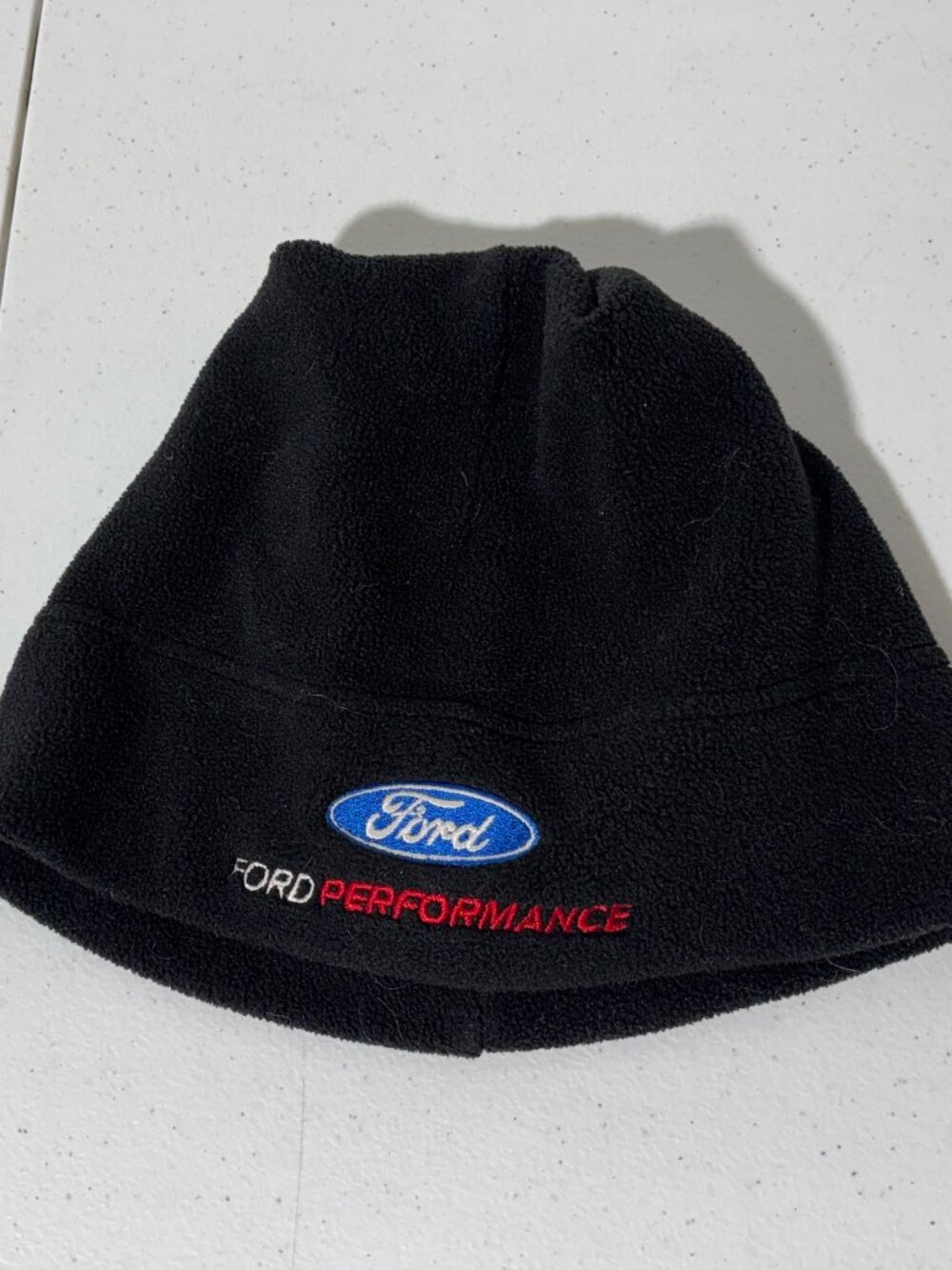 Port Authority Ford Performance Employee Fleece Winter Hat Race Car Racing Black